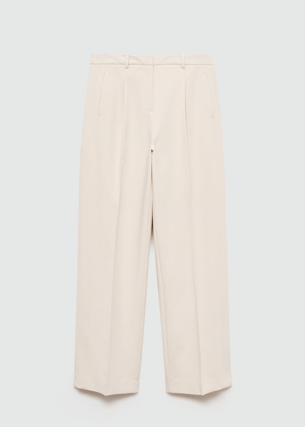 Mango Gerade Bundfaltenhose Super Rabatt