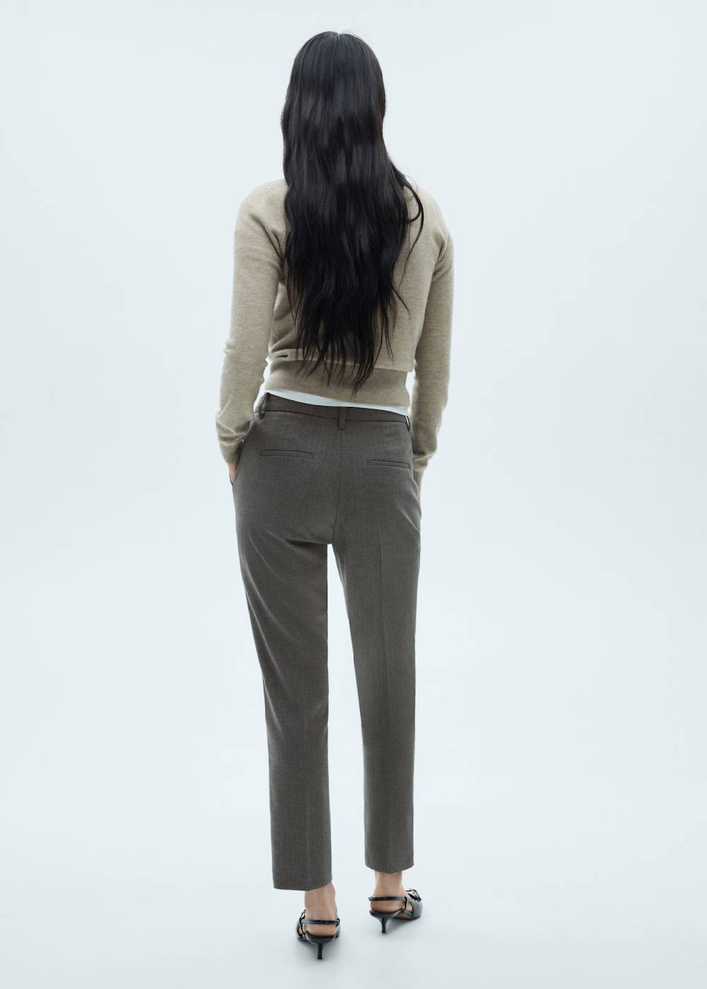Mango Skinny Hose mit mittelhohem Bund Clearance-Verkauf