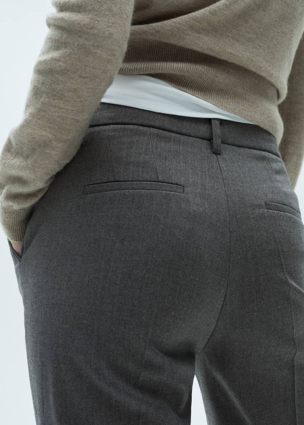 Mango Skinny Hose mit mittelhohem Bund Clearance-Verkauf