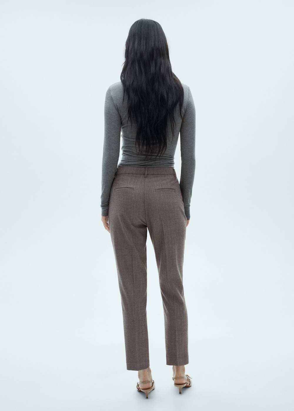 Mango Skinny Hose mit mittelhohem Bund Speichern exportieren