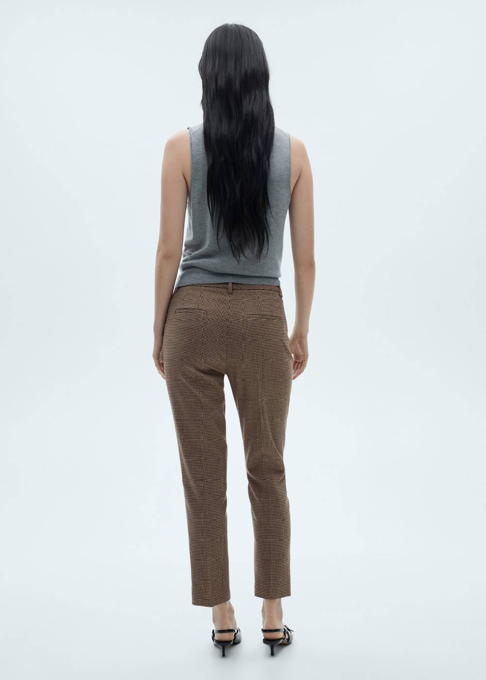 Mango Skinny Hose mit mittelhohem Bund Im Verkauf
