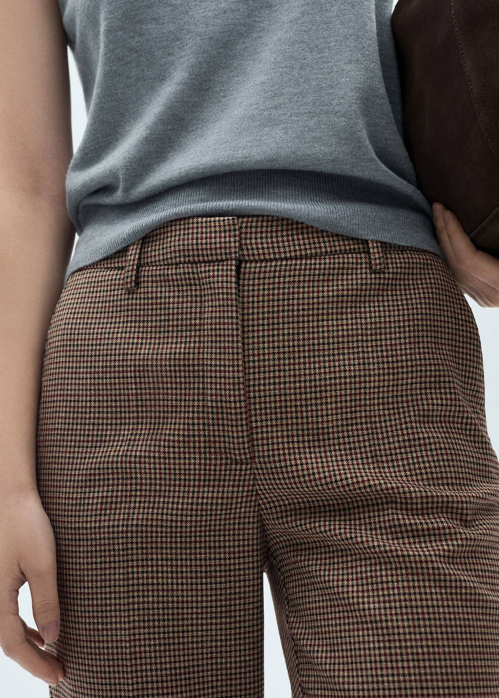 Mango Skinny Hose mit mittelhohem Bund Im Verkauf
