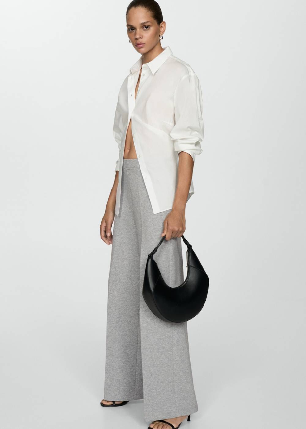 Mango Wideleg-Hose mit hohem Bund Rabatte dieses Monats