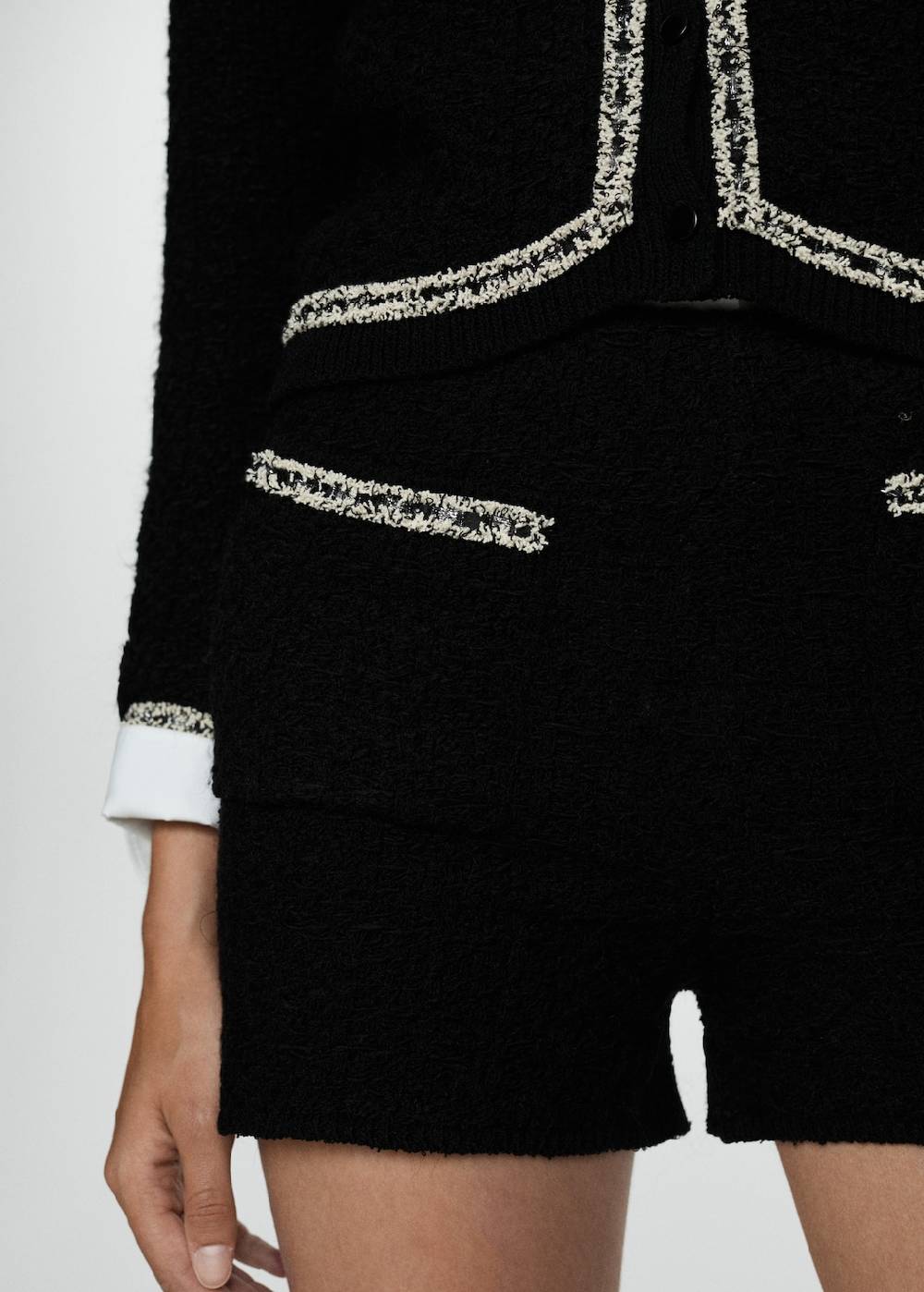 Mango Tweed-Shorts mit Taschen Angebote