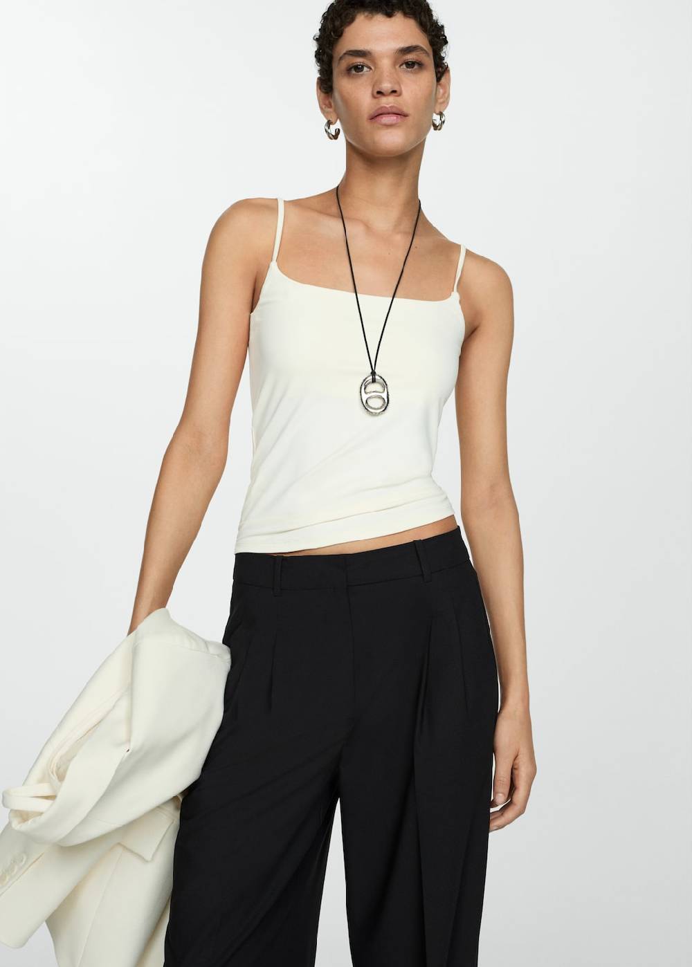 Mango Gerade Bundfaltenhose Günstig kaufen