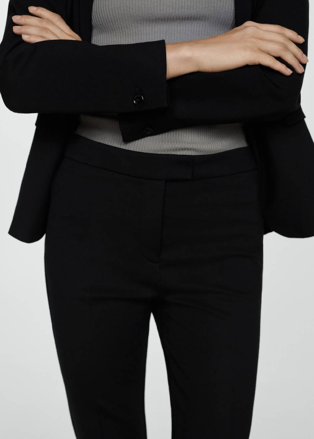 Mango Gerade Hose aus Romanit-Jersey Online Shopping
