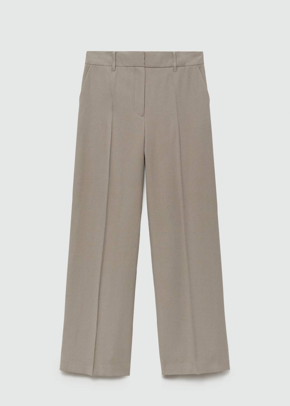 Mango Wideleg-Bundfaltenhose Preisnachlass
