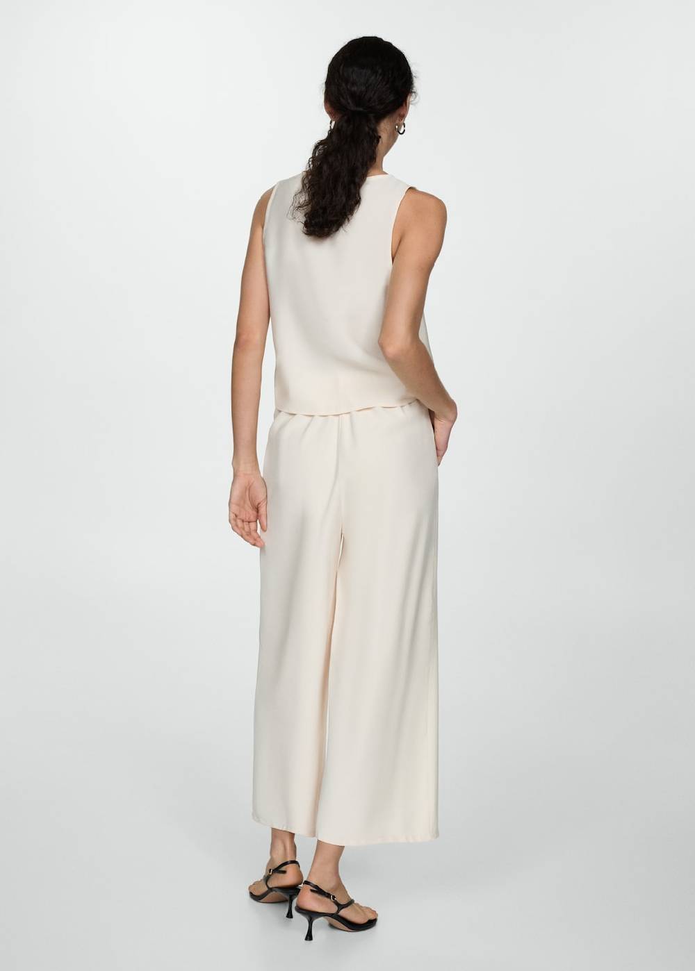 Mango Wideleg-Hose mit Stretchbund Valentinstagsangebot