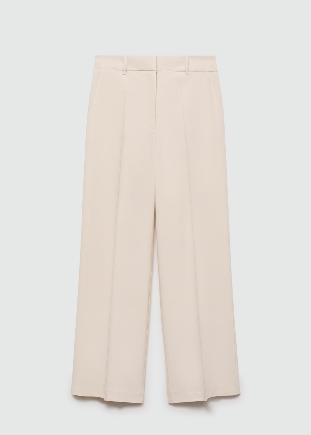 Mango Wideleg-Bundfaltenhose Heißer Verkauf