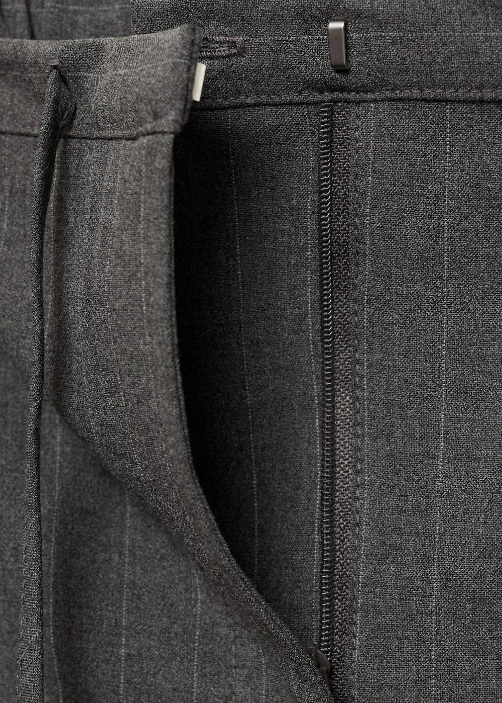 Mango Gerade Nadelstreifenhose Zeitlich begrenztes Angebot