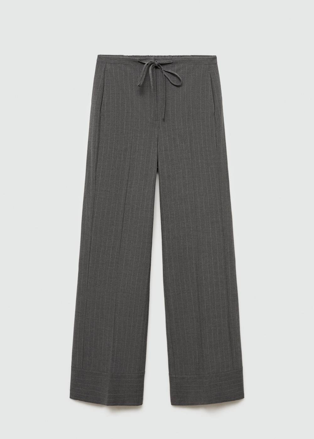 Mango Gerade Nadelstreifenhose Zeitlich begrenztes Angebot
