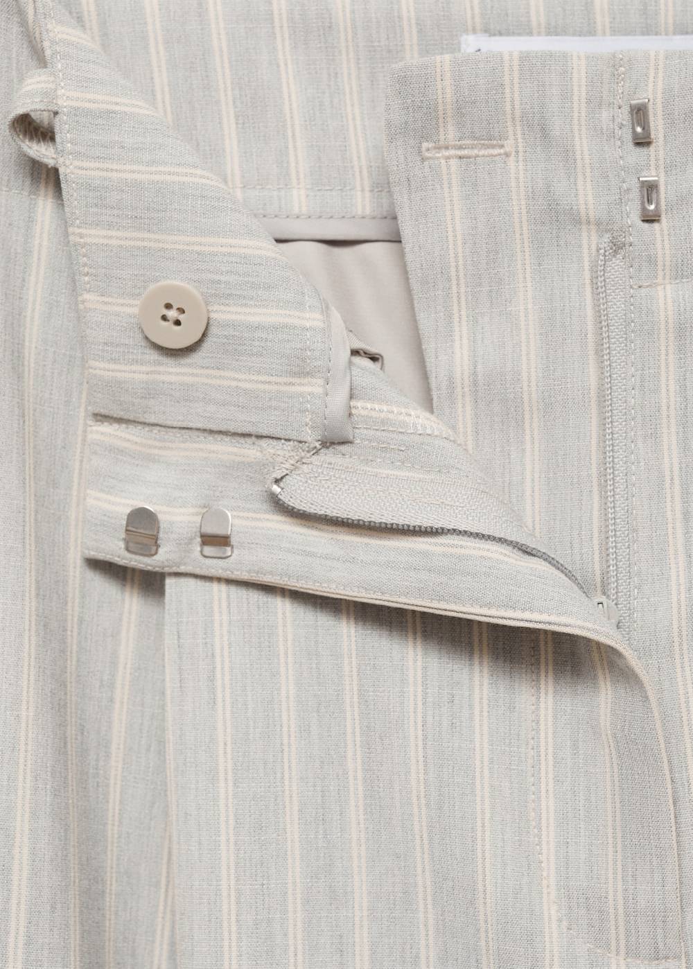Mango Gestreifte Wideleg-Hose Neuheiten