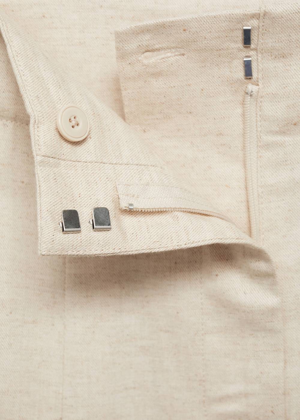 Mango Wideleg-Bundfaltenhose Saisonale Angebote