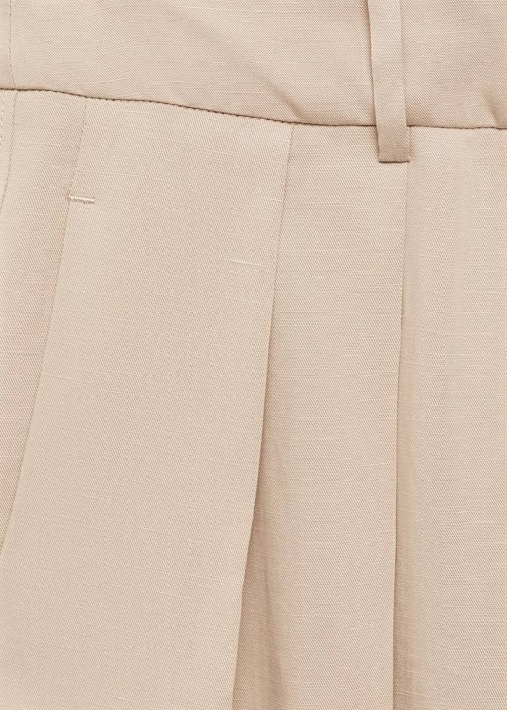 Mango Wideleg-Hose aus Lyocell Tiefpreis