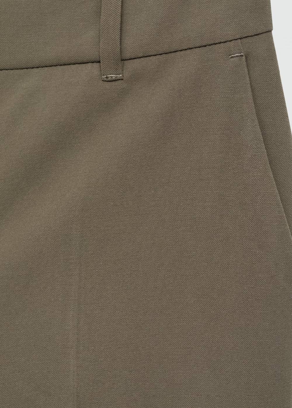 Mango Wideleg-Bundfaltenhose Begrenzte Freigabe