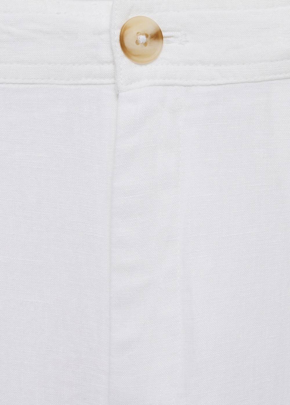 Mango Bundfaltenhose aus 100 % Leinen Letzte 3 Tage