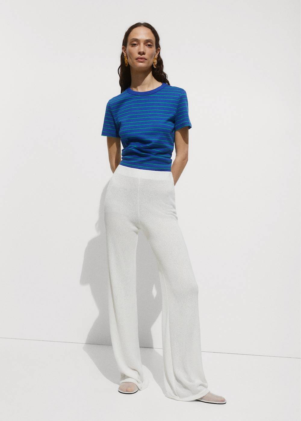 Mango Gerade Strickhose Bis zu 50% Rabatt
