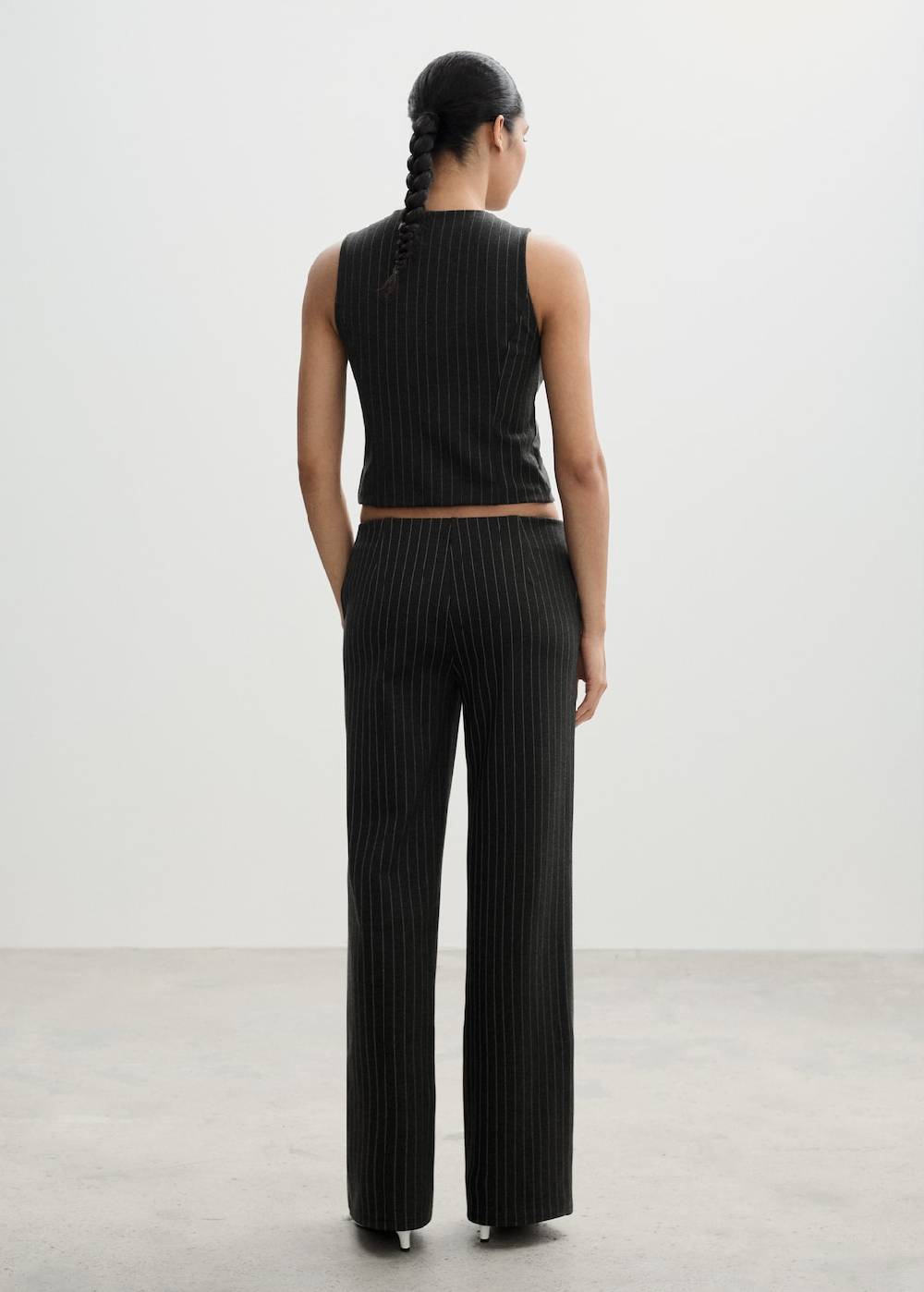 Mango Gerade Hose aus Romanit-Jersey Bis zu 60% Rabatt