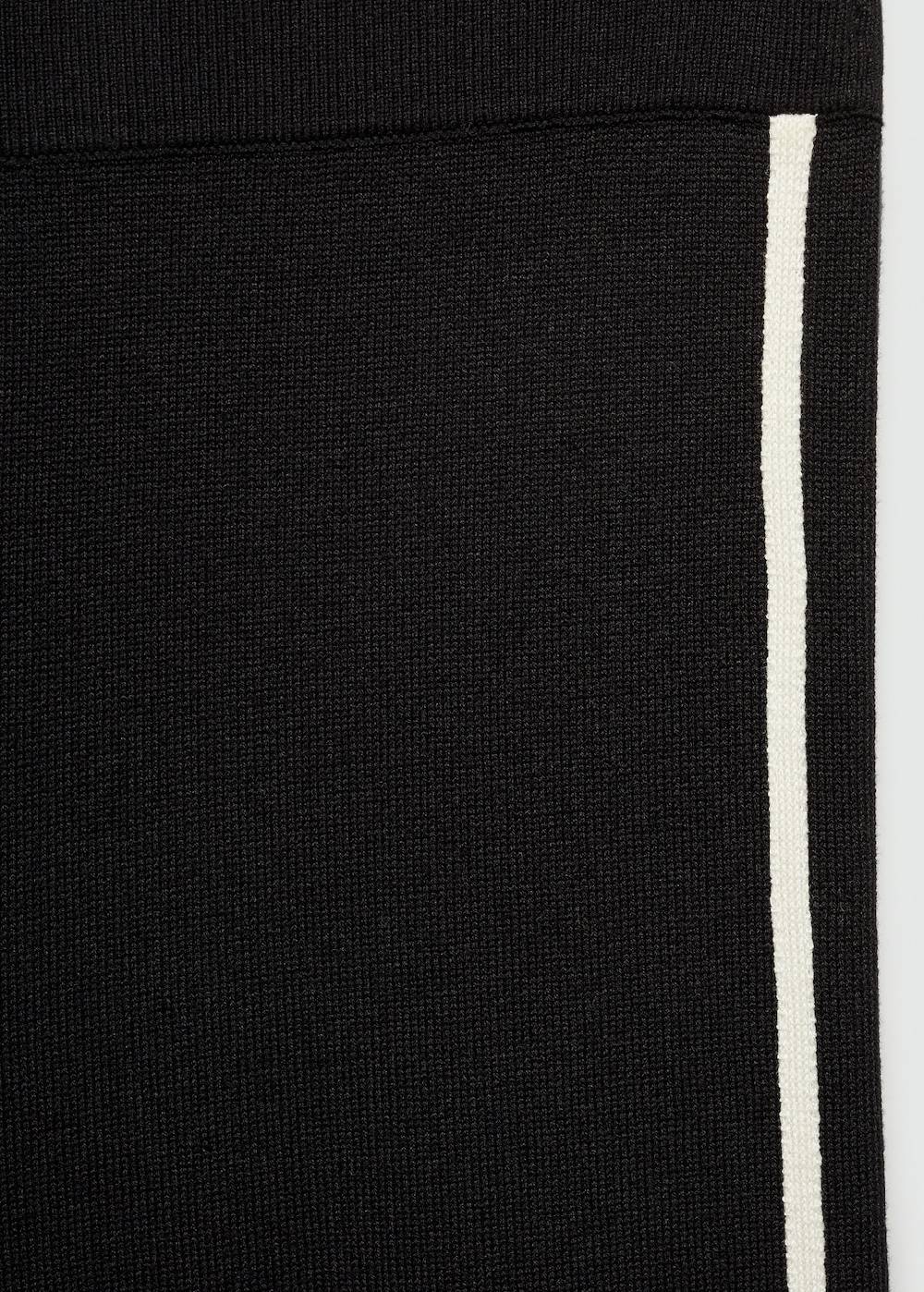Mango Strickhose mit Kontraststreifen Bis zu 65% Rabatt