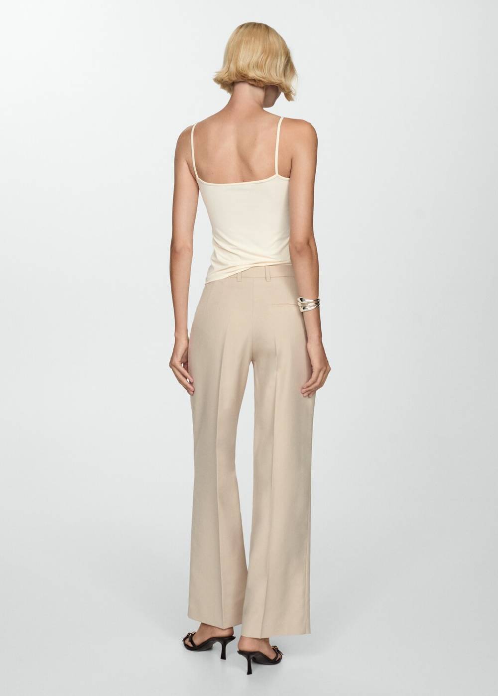 Mango Gerade Bundfaltenhose Nur für heute