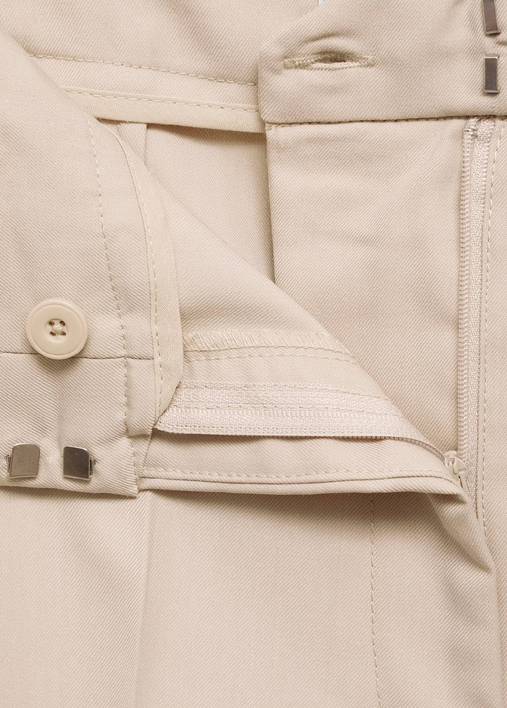 Mango Gerade Bundfaltenhose Nur für heute