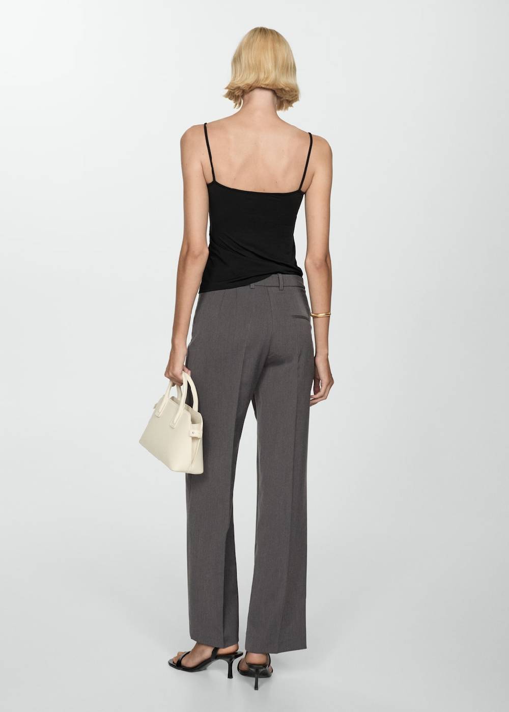 Mango Gerade Bundfaltenhose Discount Store für neue Produkte