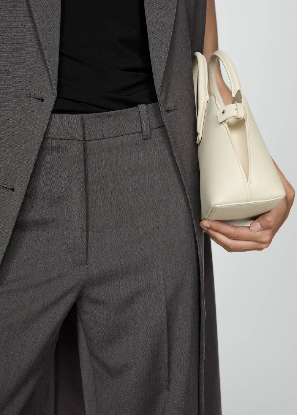 Mango Gerade Bundfaltenhose Discount Store für neue Produkte