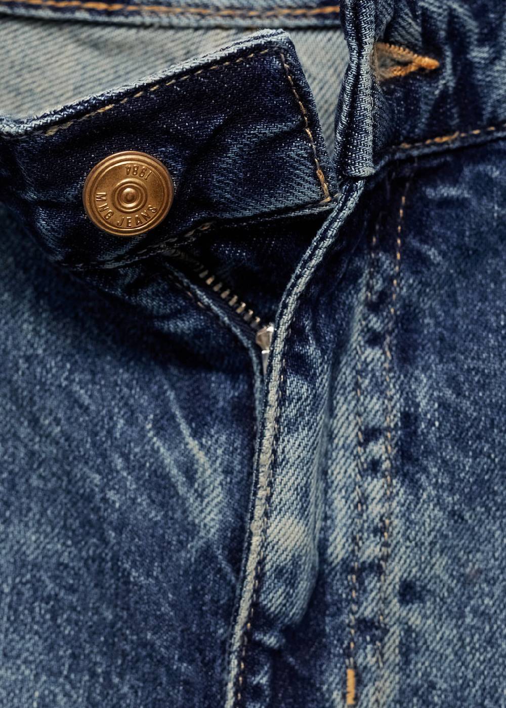 Mango Wideleg-Jeans-Bermudashorts Nur noch ein Tag übrig