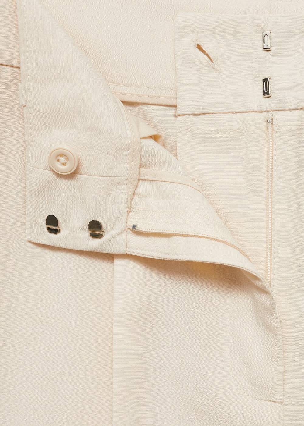 Mango Gerade Lyocell-Hose Riesige Rabatte