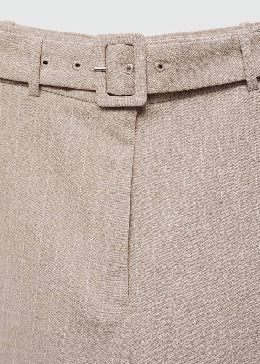 Mango Gerade Nadelstreifenhose Kostenloser Versand international