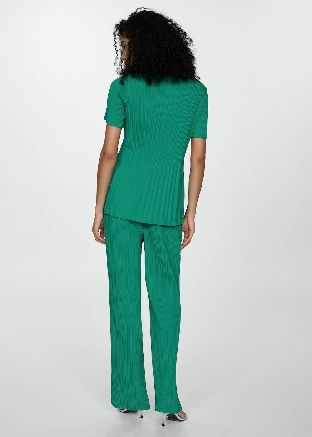 Mango Fließende Plissée-Hose 50% Rabatt für begrenzte Zeit