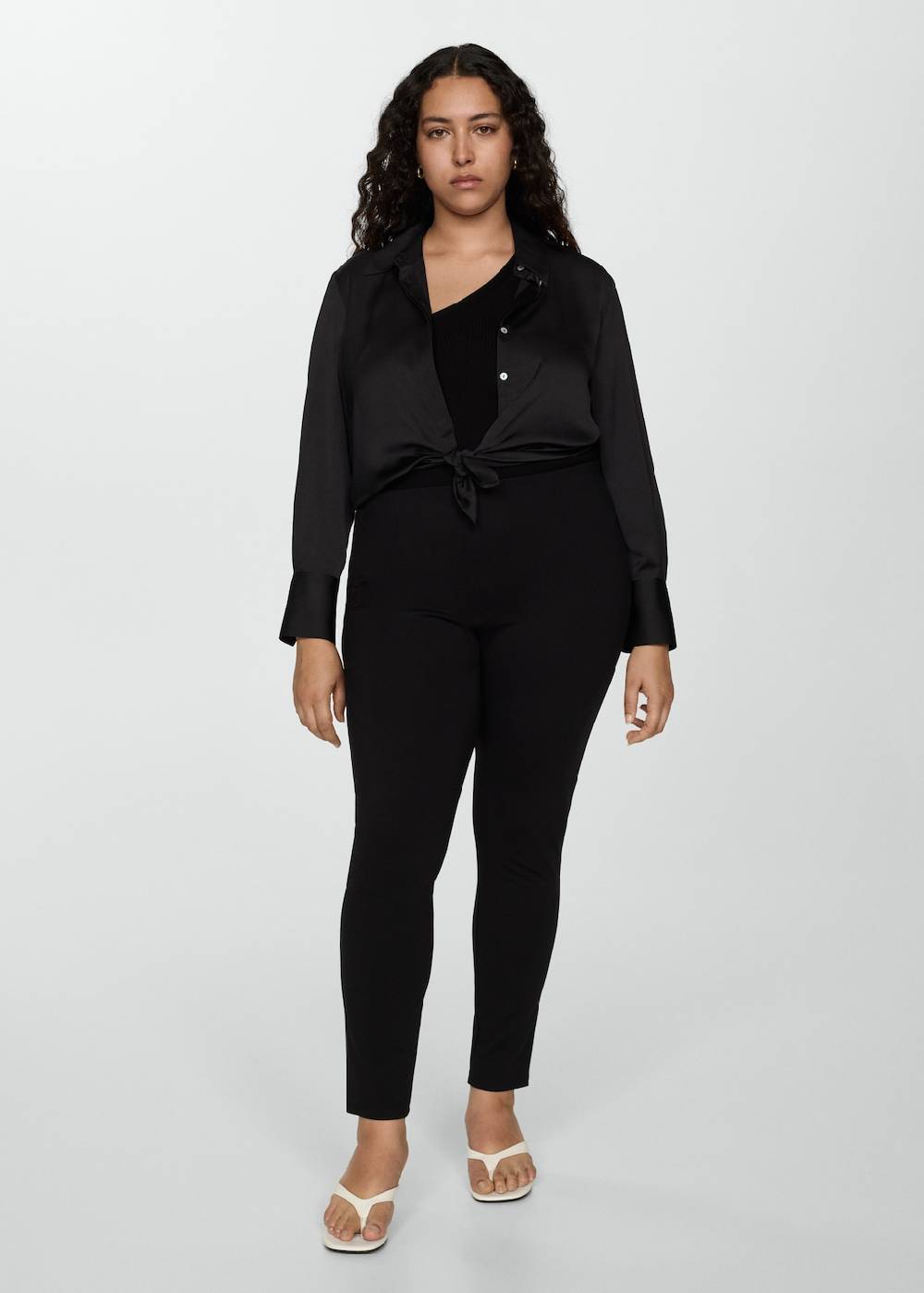Mango Legging mit hohem Bund Online