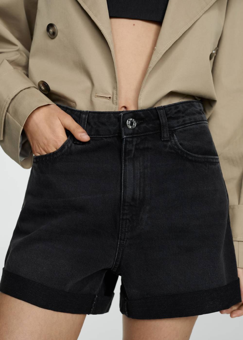 Mango Mom Fit-Jeans-Shorts Outlet