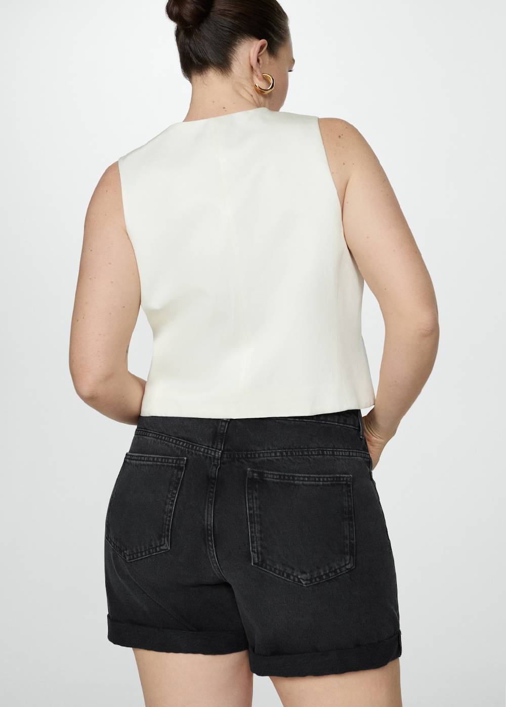 Mango Mom Fit-Jeans-Shorts Outlet