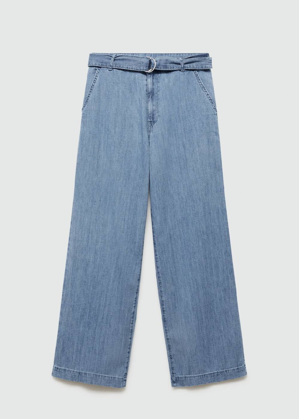 Mango Fließende Hose mit Gürtel Meist gekauft