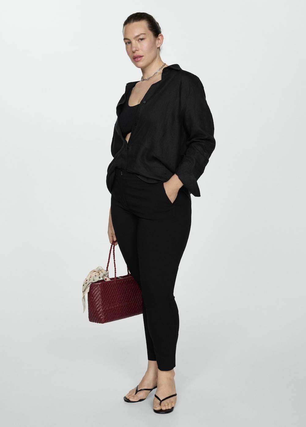Mango Skinny Hose in 7/8-Länge Blitzverkäufe