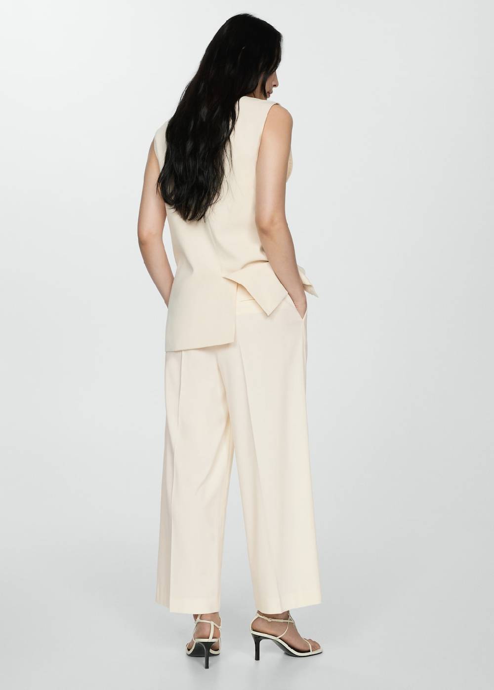 Mango Culotte mit Bundfalten Limitierter Zeitrabatt