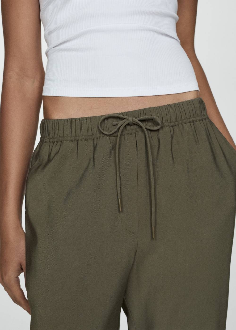 Mango Jogger Pants mit Kordel Fabrikpreis