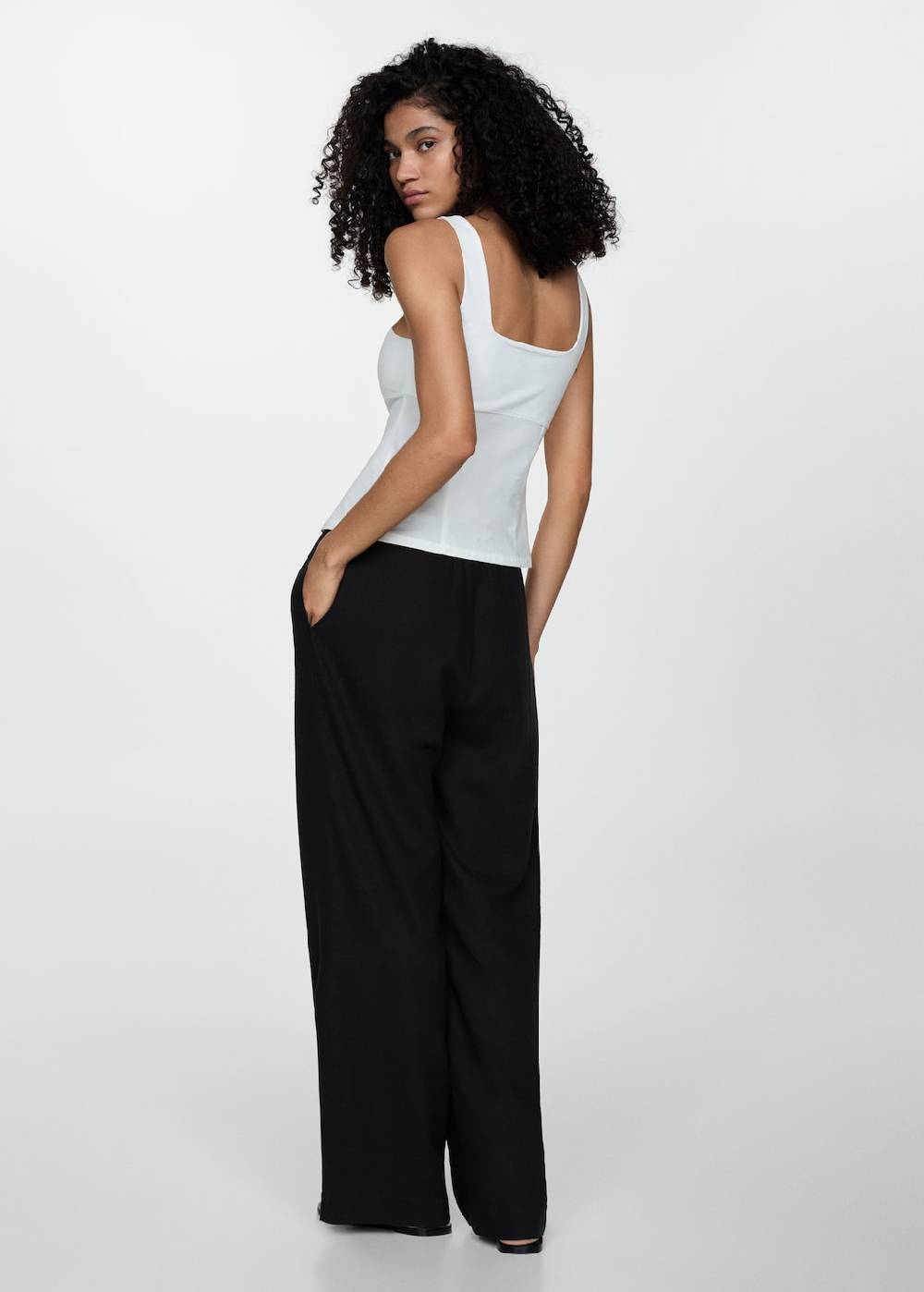Mango Gerade Leinenhose Günstig kaufen