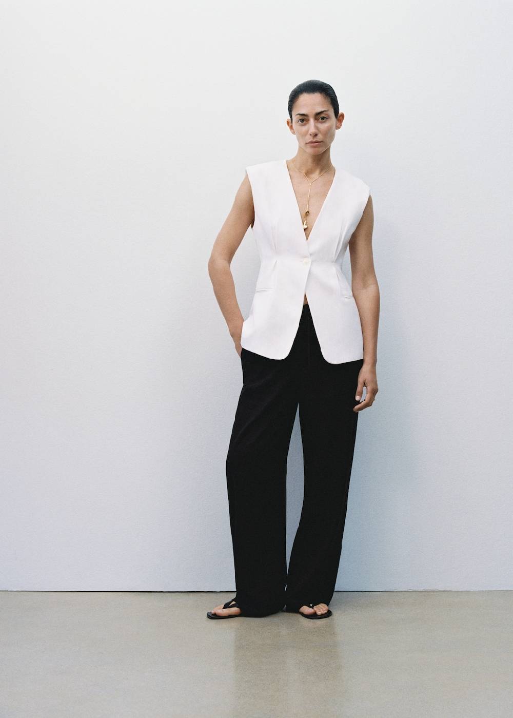 Mango Gerade Leinenhose Günstig kaufen