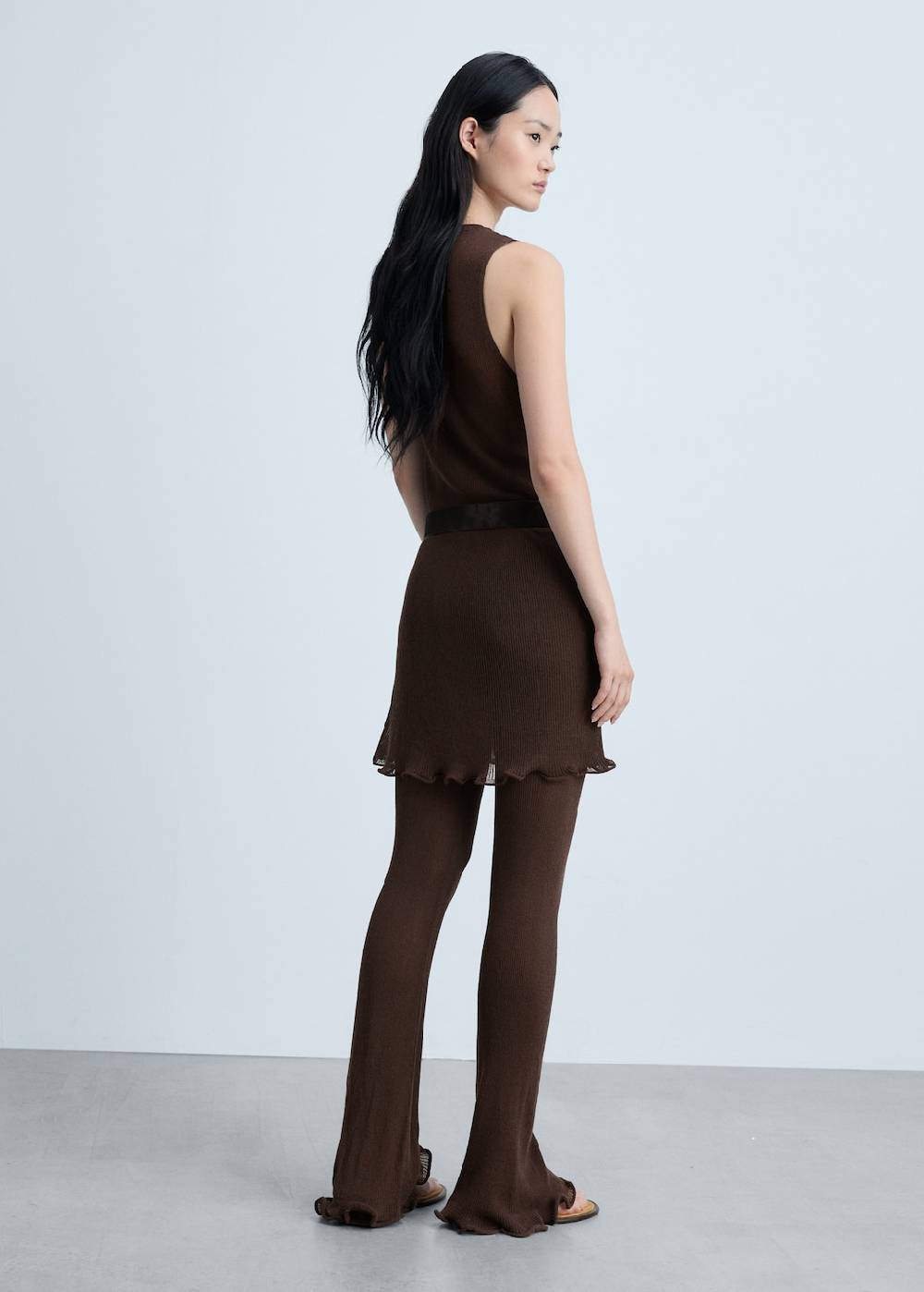 Mango Flare-Strickhose Saisonschlussverkauf