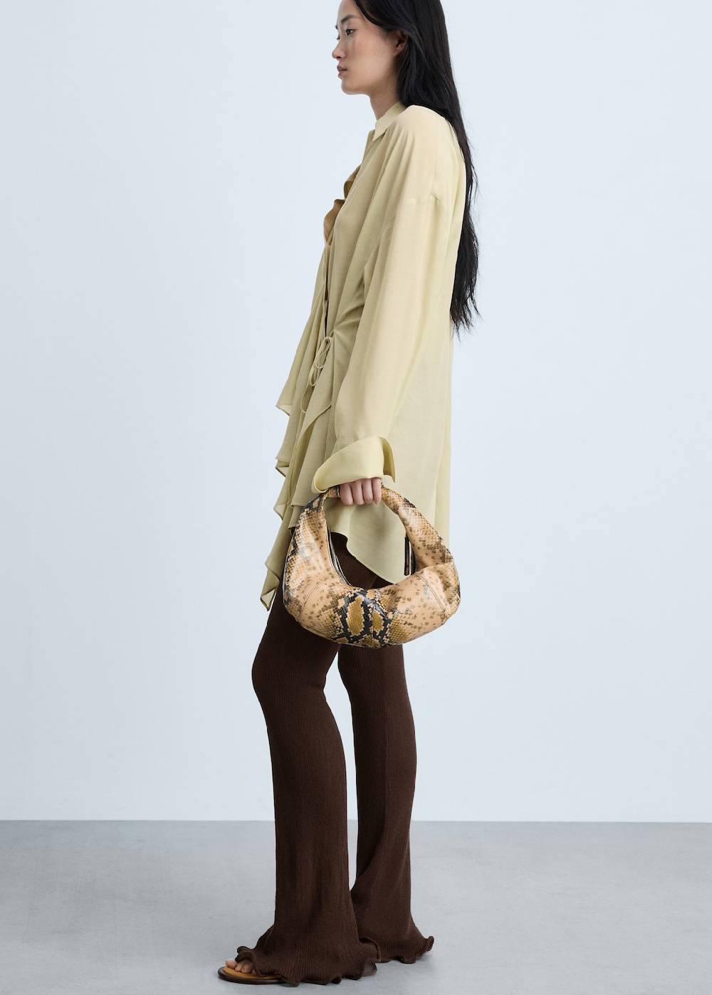 Mango Flare-Strickhose Saisonschlussverkauf
