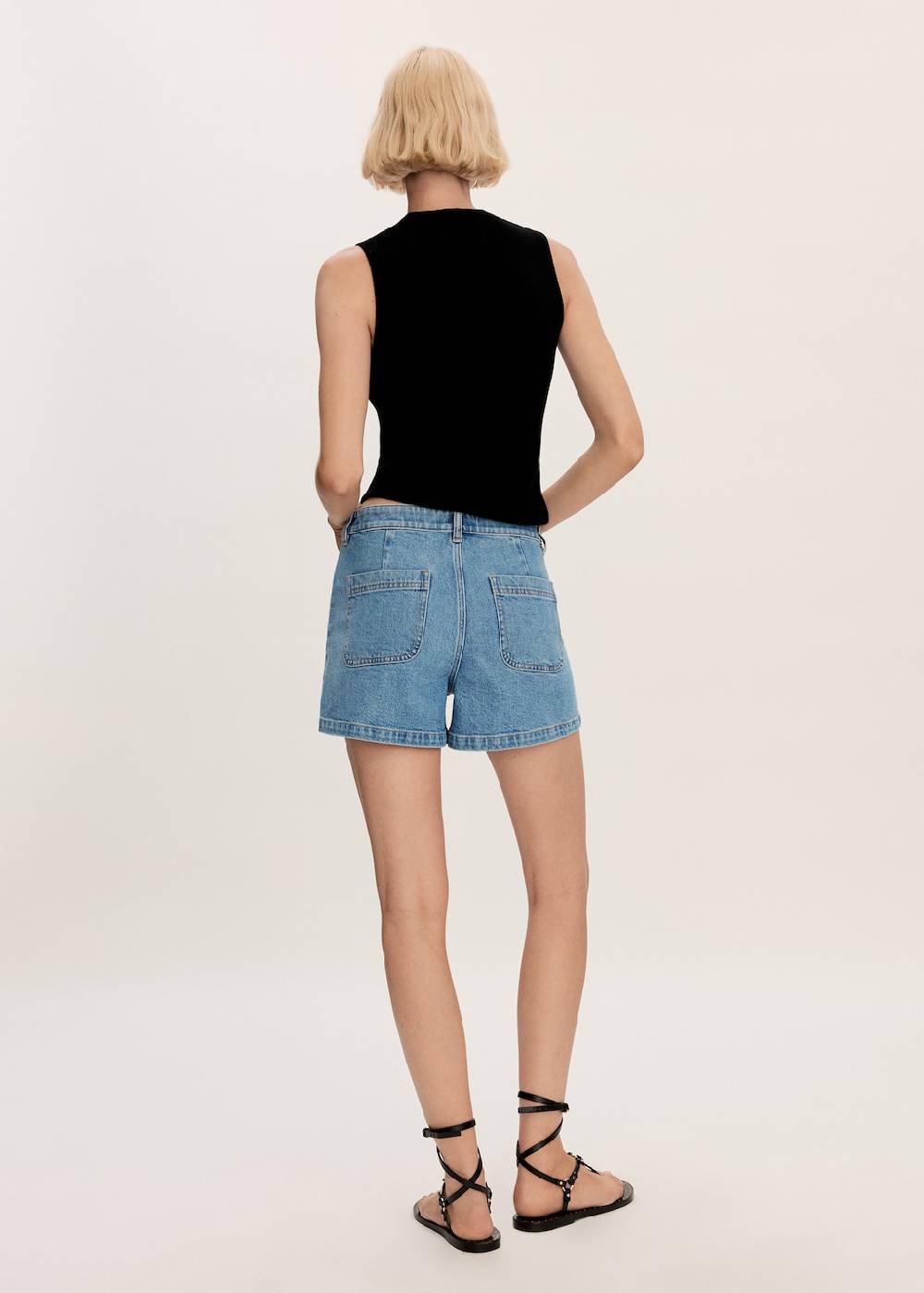 Mango Jeans-Shorts mit Taschen Lagerräumung