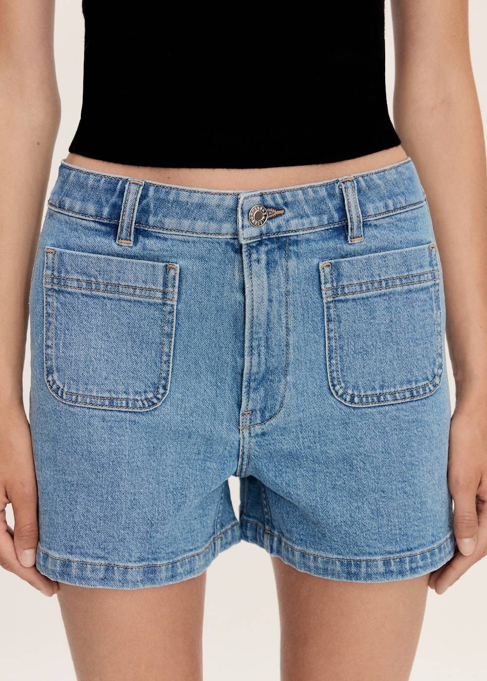 Mango Jeans-Shorts mit Taschen Lagerräumung