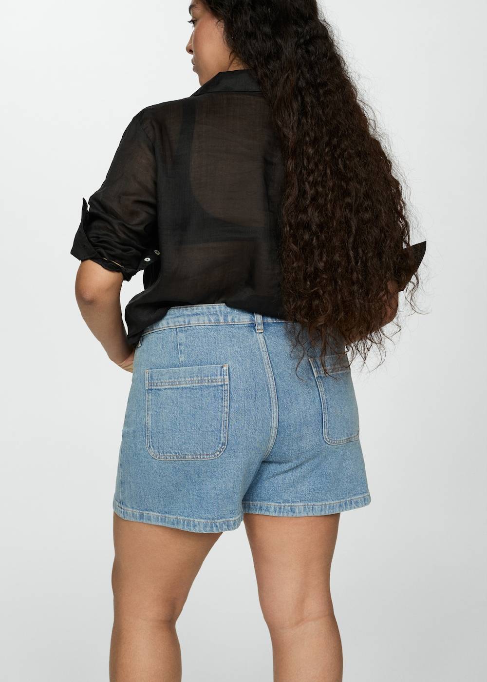 Mango Jeans-Shorts mit Taschen Lagerräumung