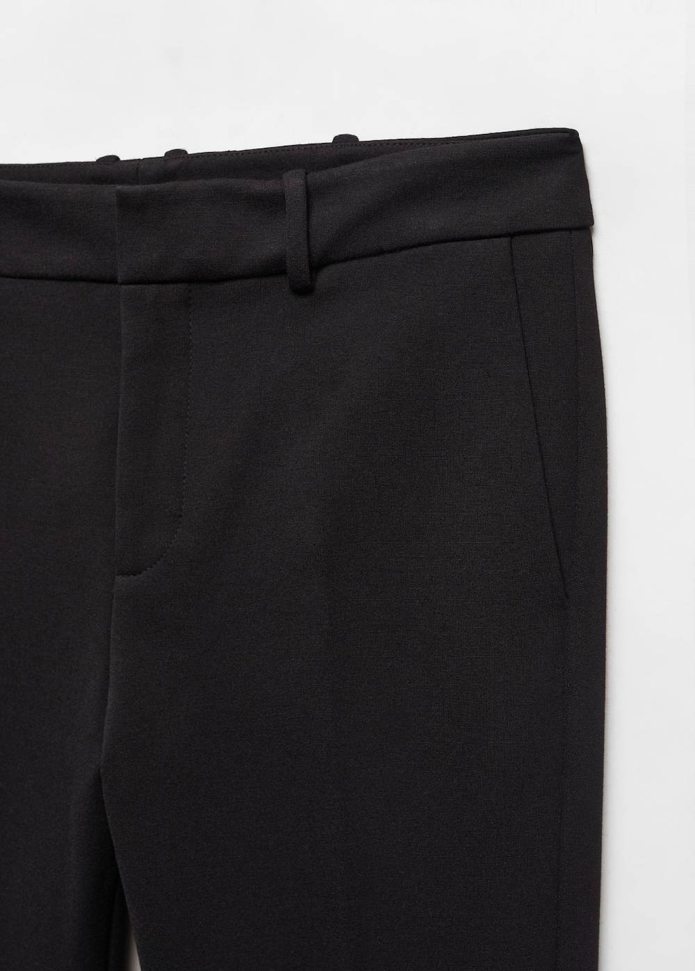 Mango Gerade Hose aus Romanit-Jersey Top Angebot
