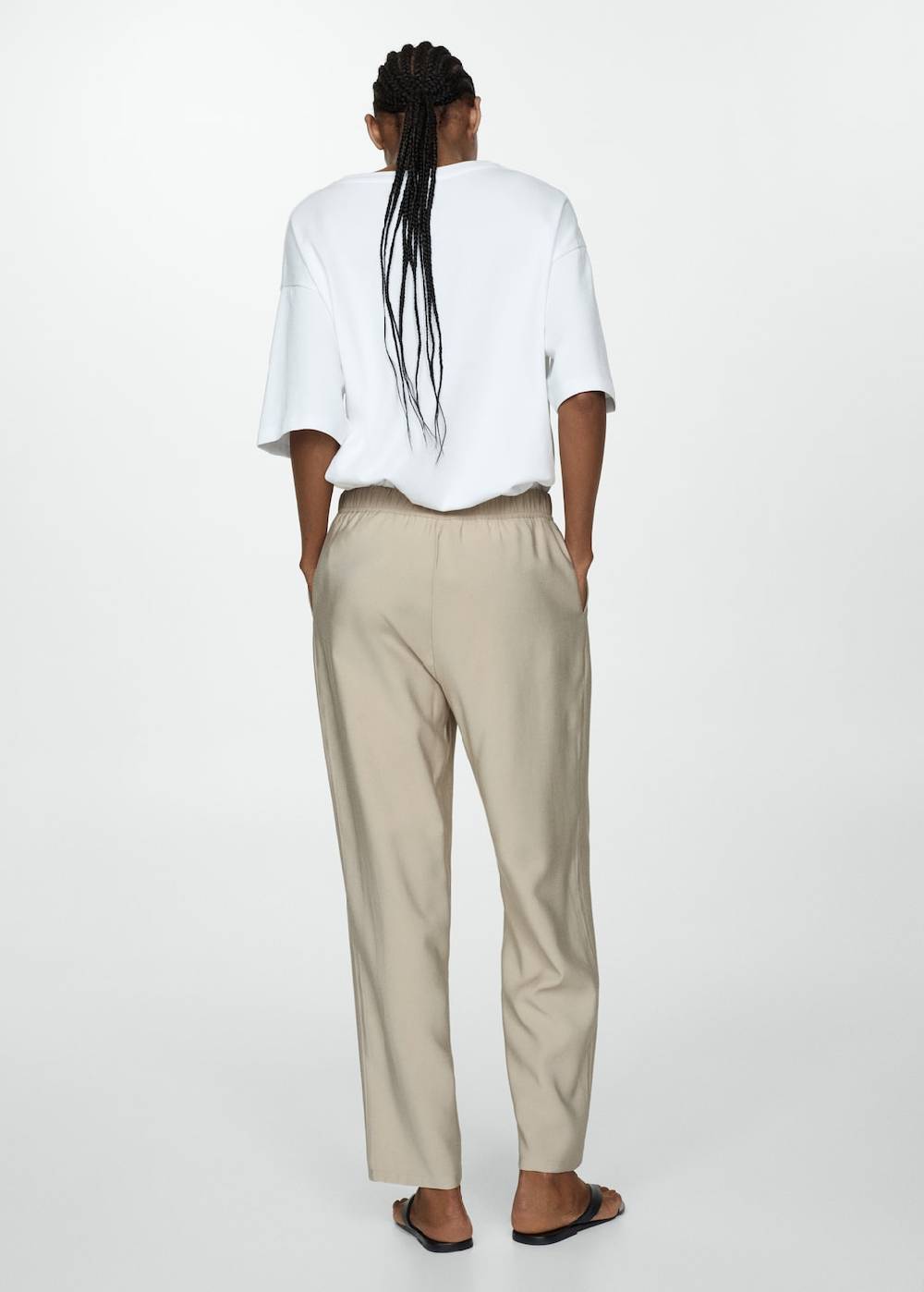 Mango Jogger Pants mit Kordel Räumungsverkauf