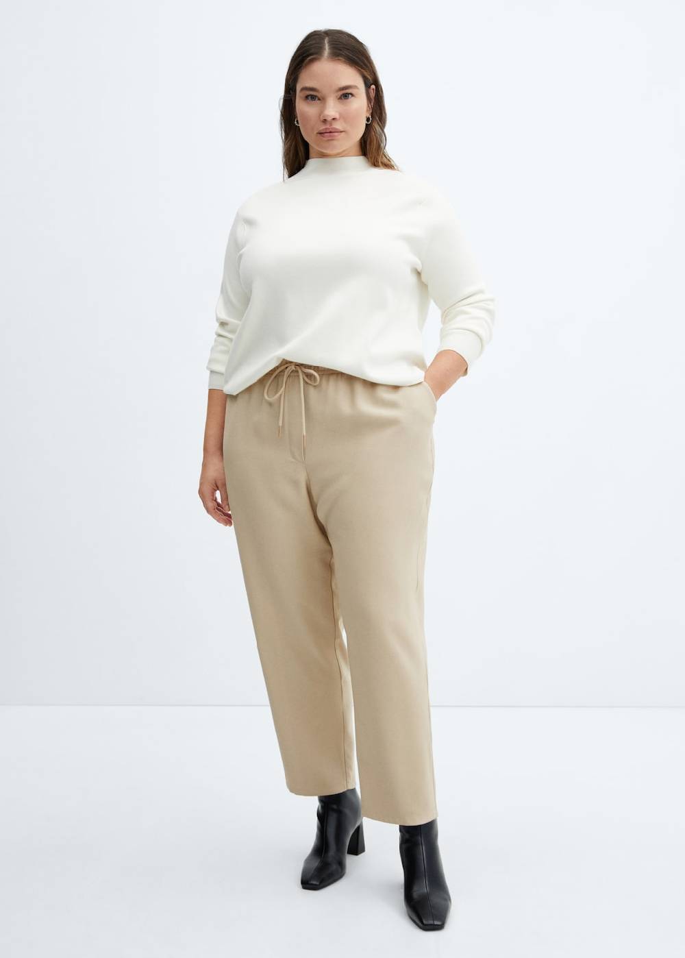 Mango Jogger Pants mit Kordel Räumungsverkauf