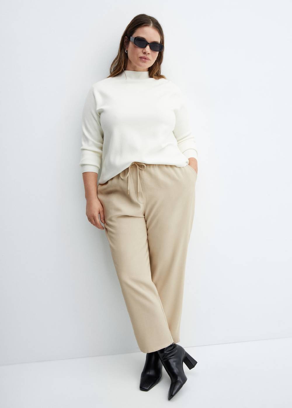 Mango Jogger Pants mit Kordel Räumungsverkauf