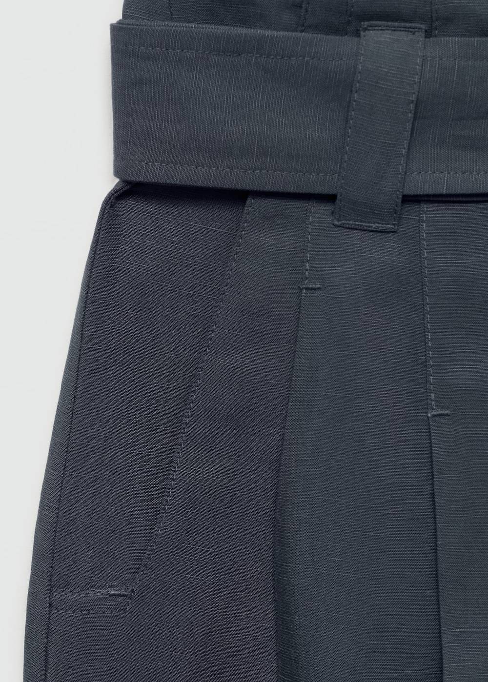 Mango Lyocell-Hose mit Gürtel VIP-Rabatte